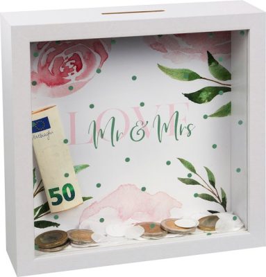 Geld cadeau bruiloft - Mr & Mrs spaarpot