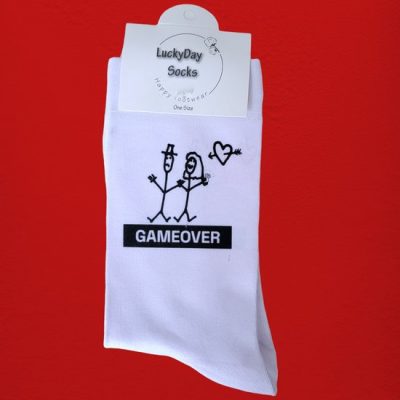Grappig kado voor bruidspaar - Bruidspaar sokken