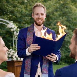 Rube-goochelende-trouwambtenaar-trouwceremonie